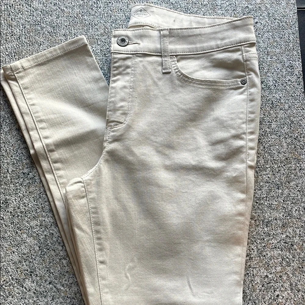 St. John's Bay Women's Cream Jeans